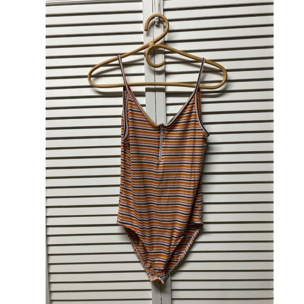 Multicolored Striped Primark Tank Top Bodysuit